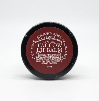 NEW Cellular Regenerating Tinted Tallow Lip Balm - Plum Mint