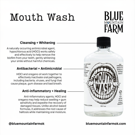 Mouth Wash Alcohol-Free Flouride-Free