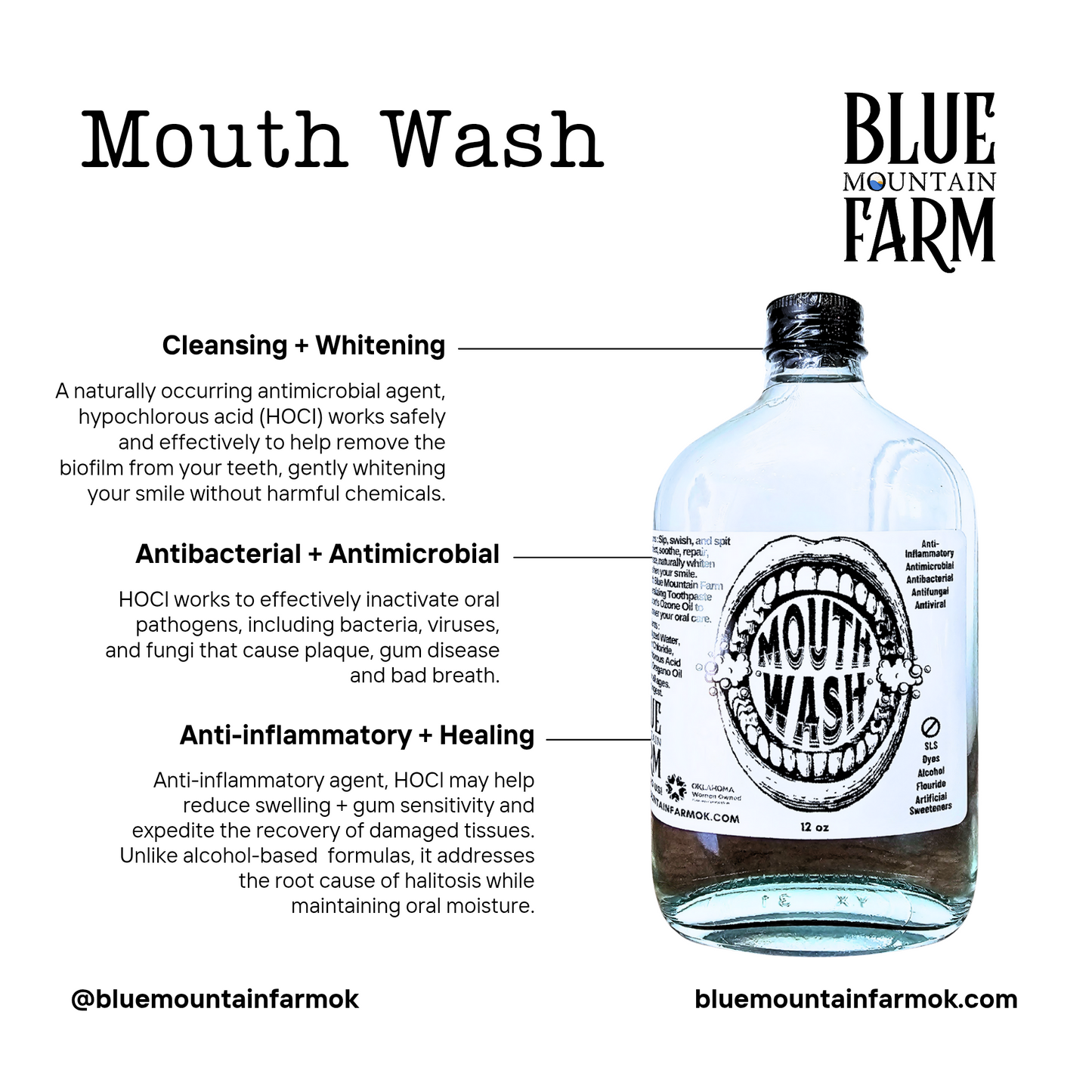Mouth Wash Alcohol-Free Flouride-Free