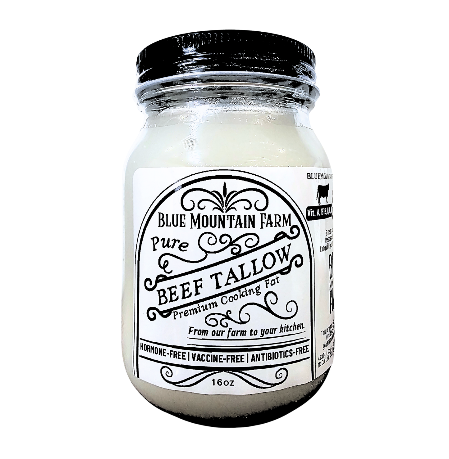 Pure Beef Tallow Premium Cooking Fat 16oz