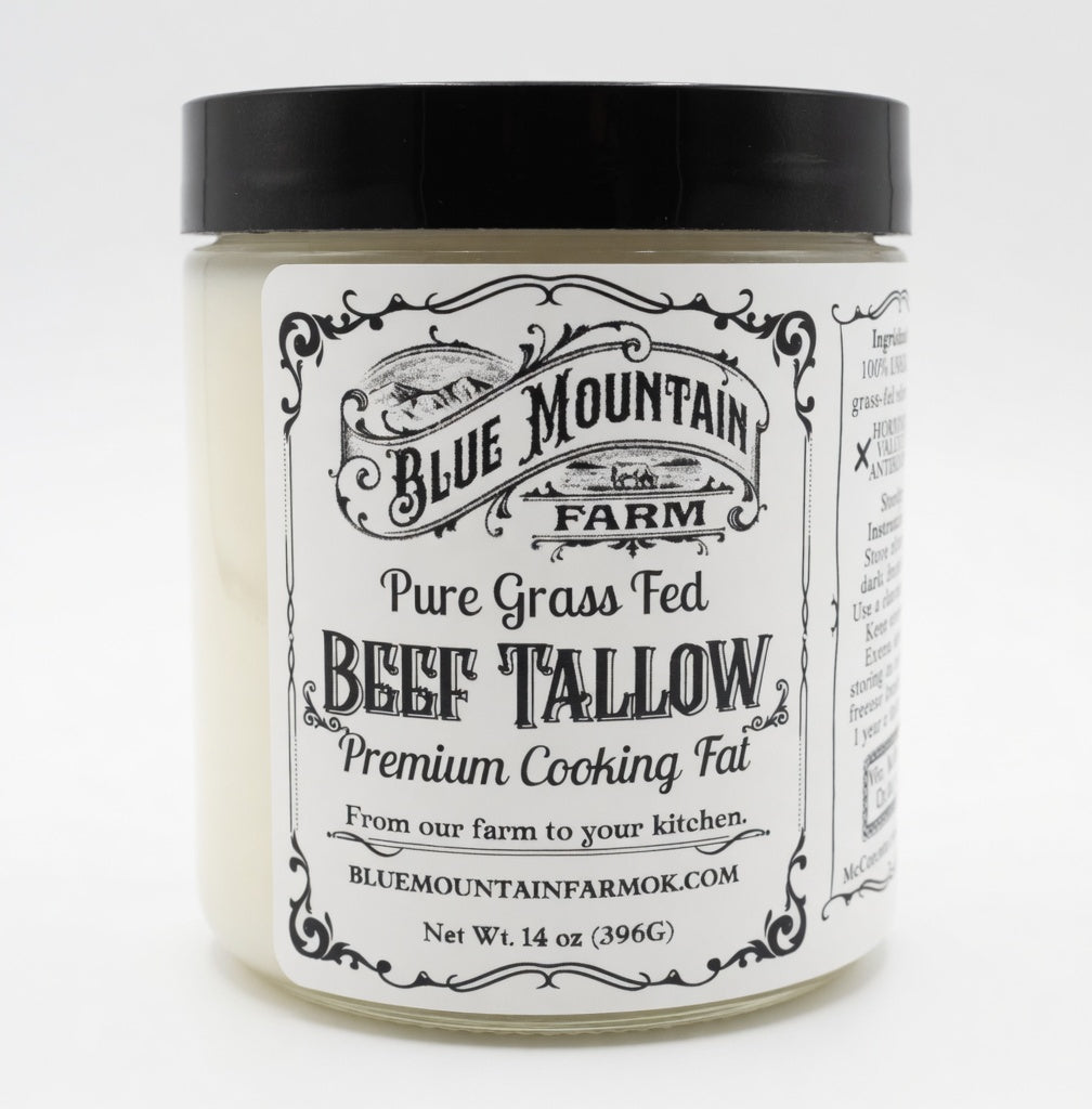 Pure Grass Fed Beef Tallow Premium Cooking Fat