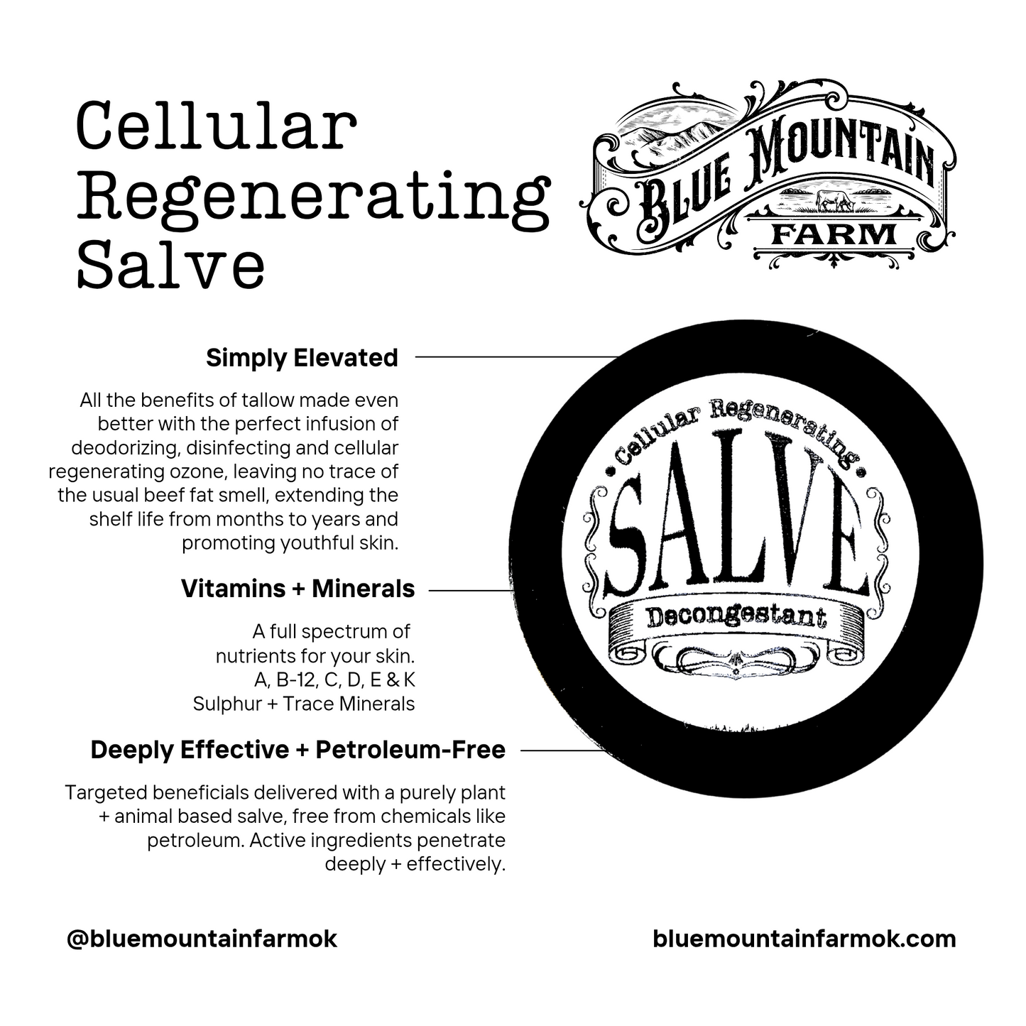 Cellular Regenerating Decongestant Salve
